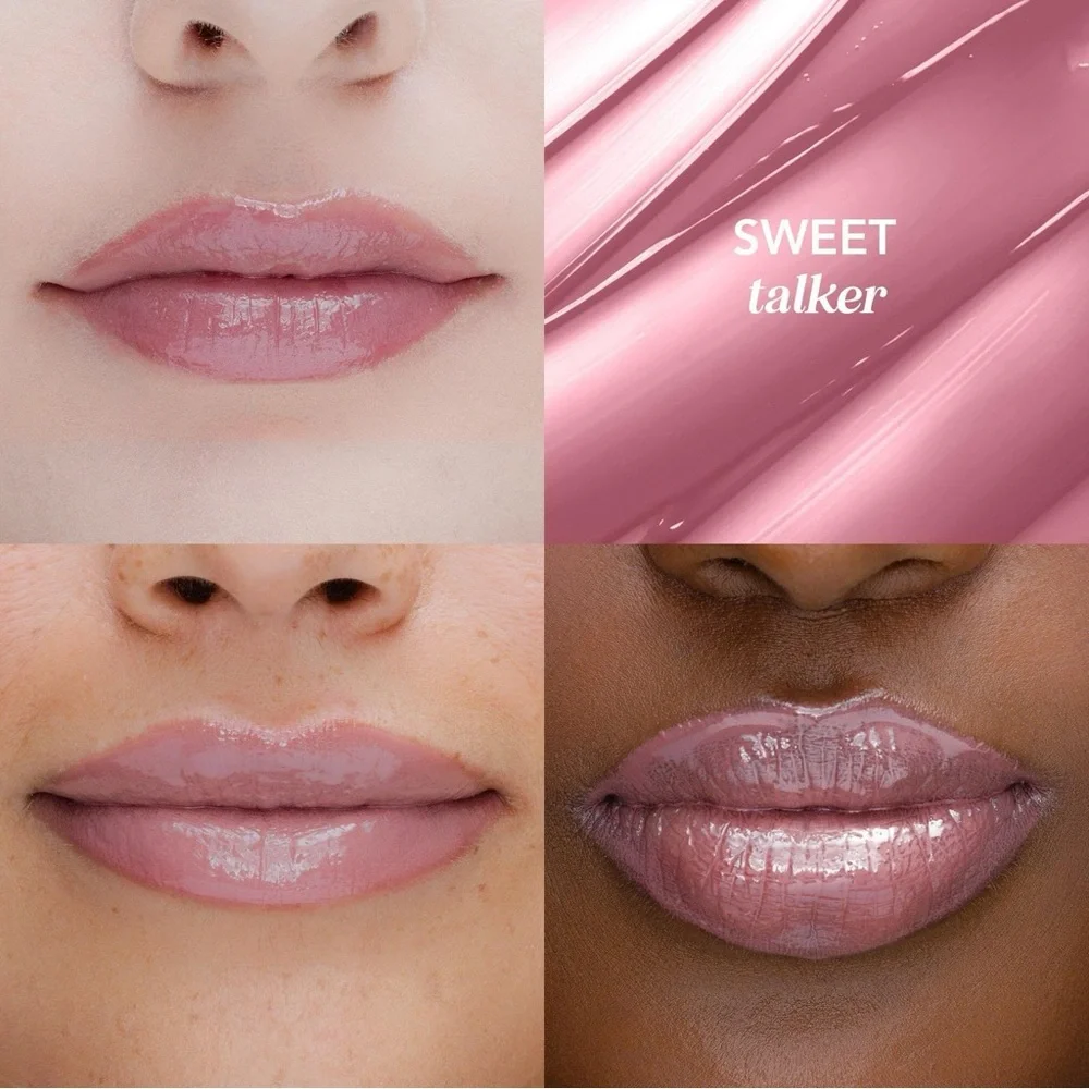 Polite Society B.I.G. Mouth Lip Plumping Oil Gloss Sweet Talker Pink Nude